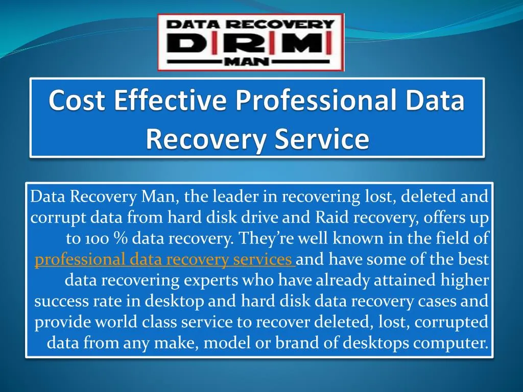 cost effective professional data recovery service n.