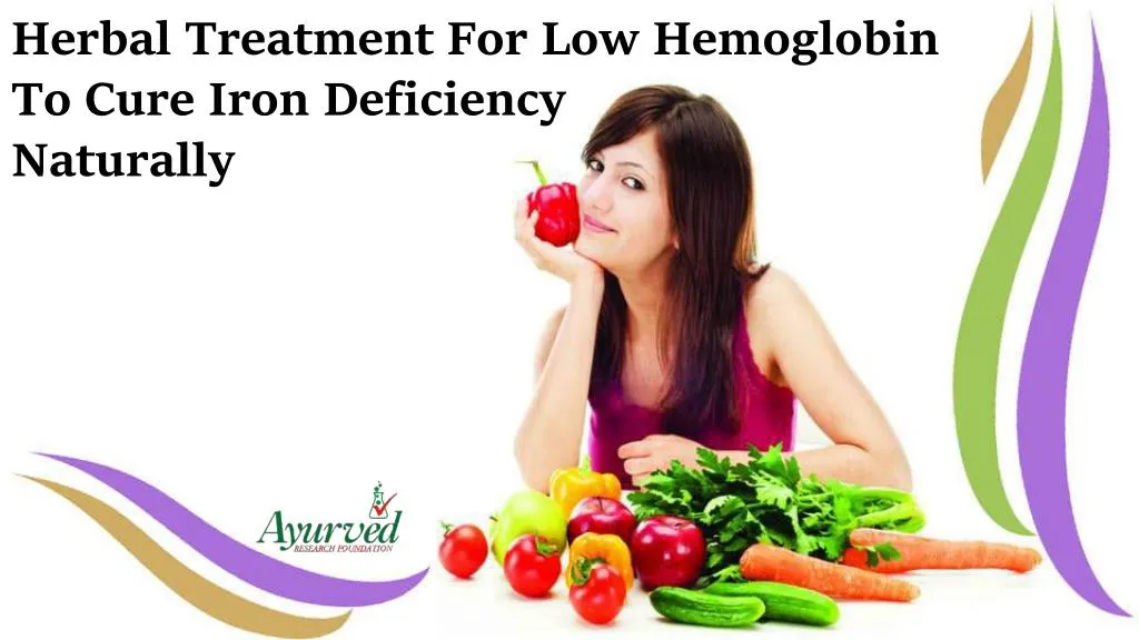 Ppt Herbal Treatment For Low Hemoglobin To Cure Iron Deficiency Naturally Powerpoint 