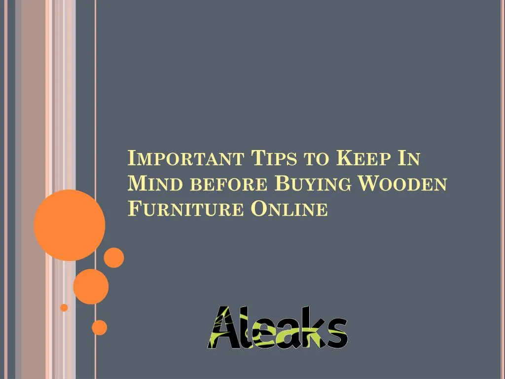 important tips to keep in mind before buying wooden furniture online n.