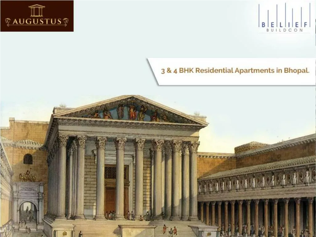 PPT 3 & 4 BHK residential apartments in Bhopal. PowerPoint