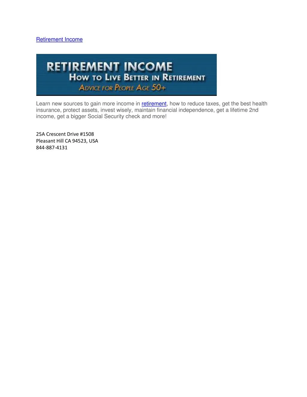 PPT - Retirement Income Guide PowerPoint Presentation, Free Download ...