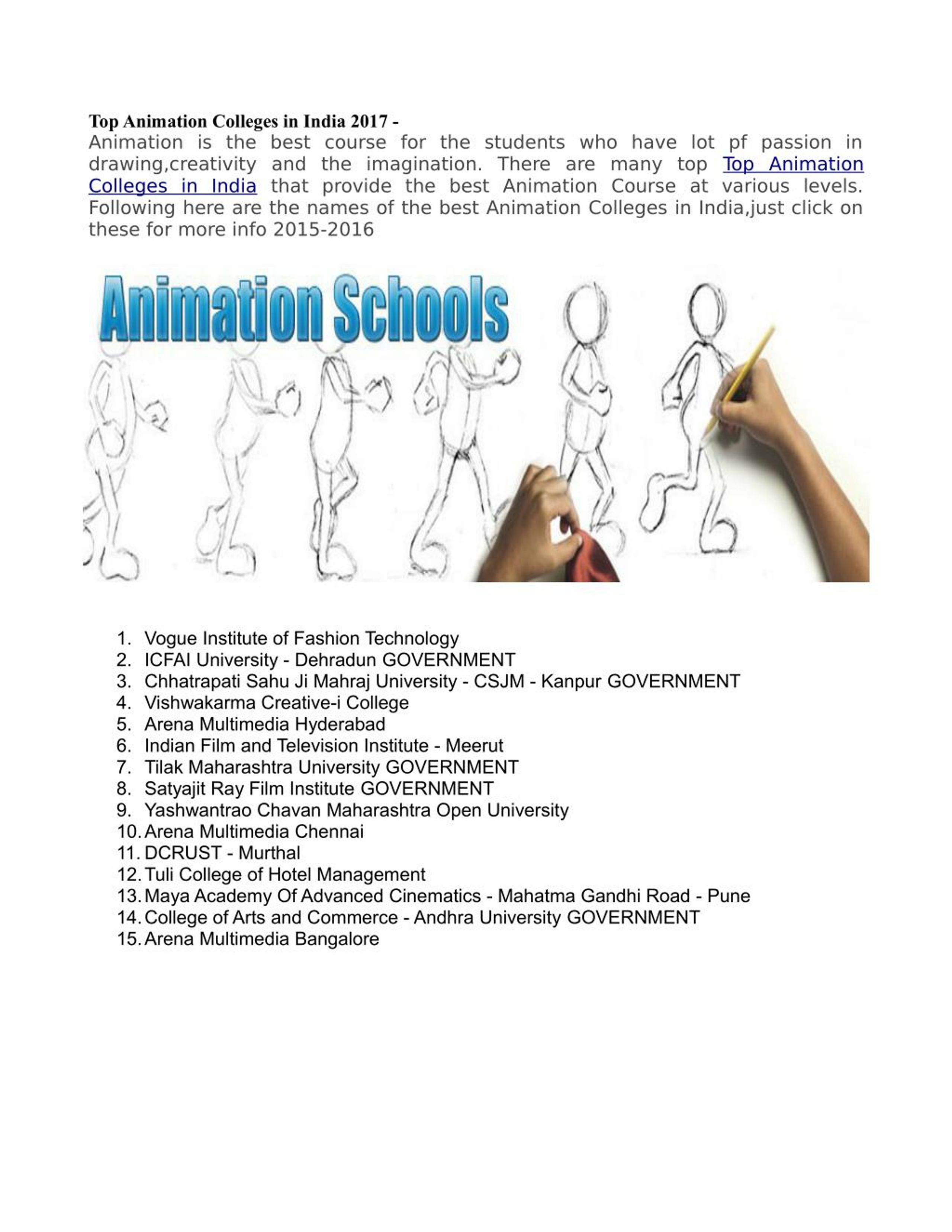 PPT - Scope of animation in india and top animation colleges in india  PowerPoint Presentation - ID:7477883