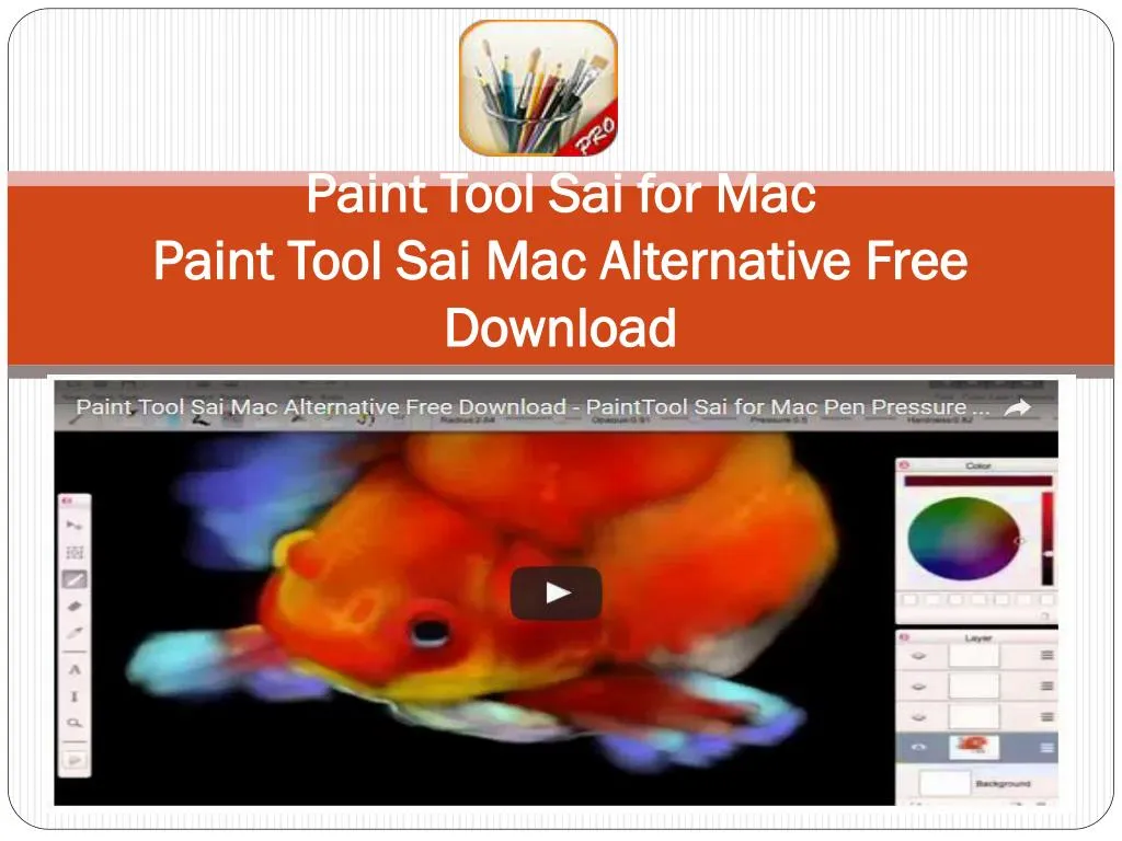 is there a way to download paint tool sai for macbook