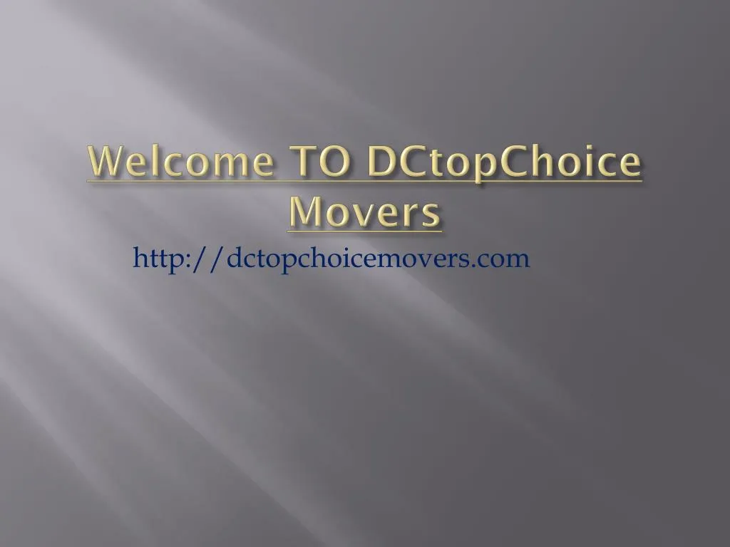 welcome to dctopchoice movers n.