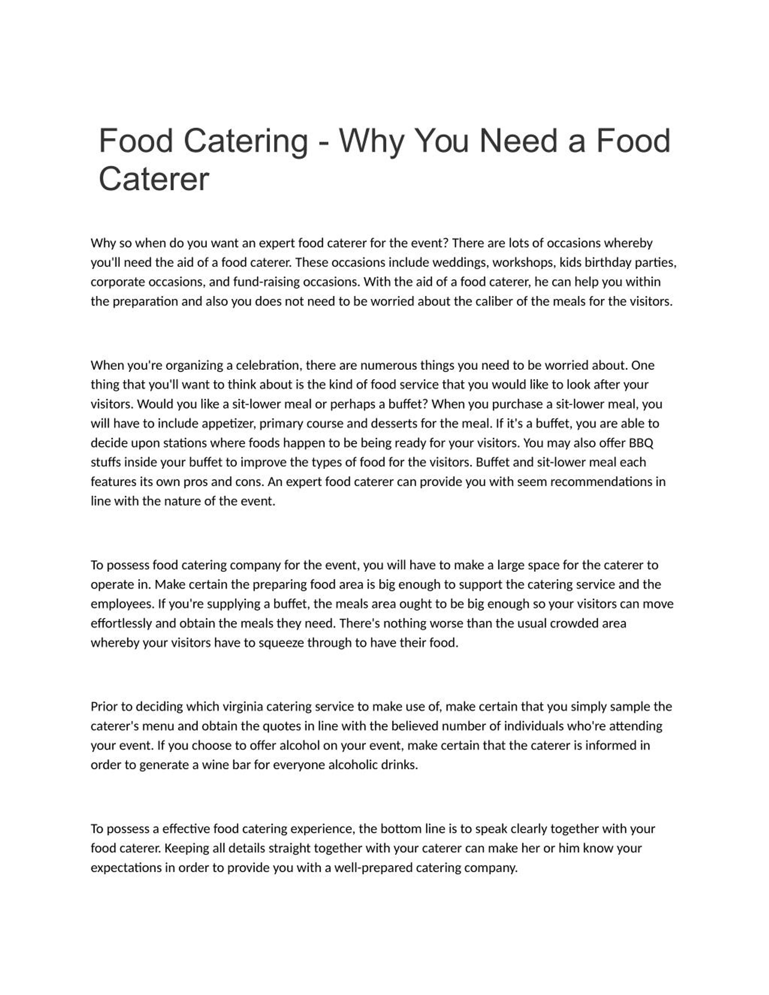 PPT - Virginia Catering PowerPoint Presentation, free download - ID:7479548