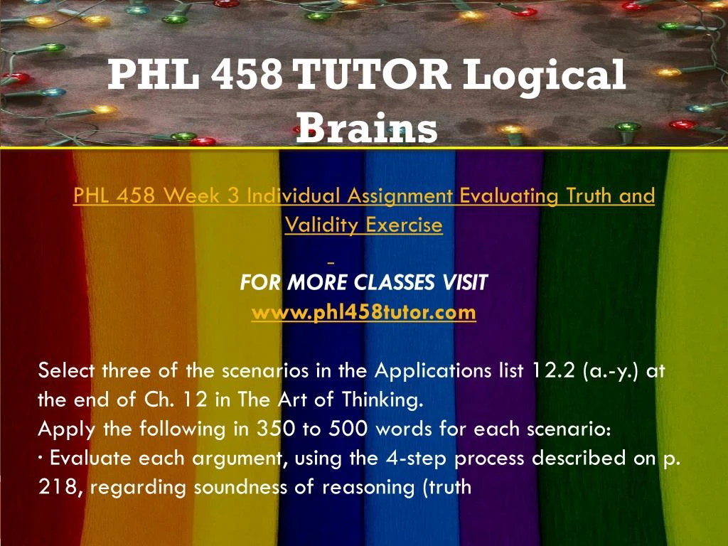 evaluating truth and validity exercise essay phl 458 Evaluating truth and validity exercise phl/458 evaluating truth and validity exercise power must be evil because it can corrupt people evaluation of th. evaluating truth and validity exercise essay phl 458 Evaluating truth and validity exercise phl/458 evaluating truth and validity exercise power must be evil because it can corrupt people evaluation of th.
