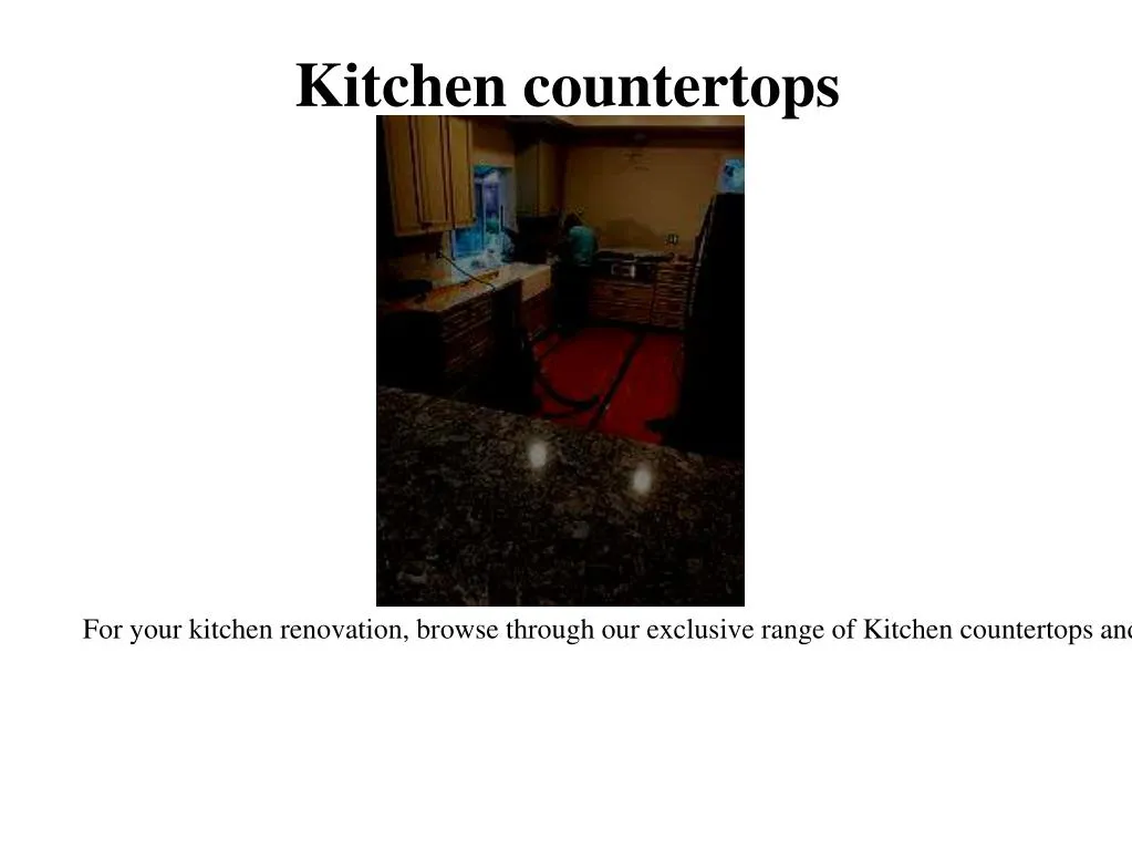 kitchen countertops n.