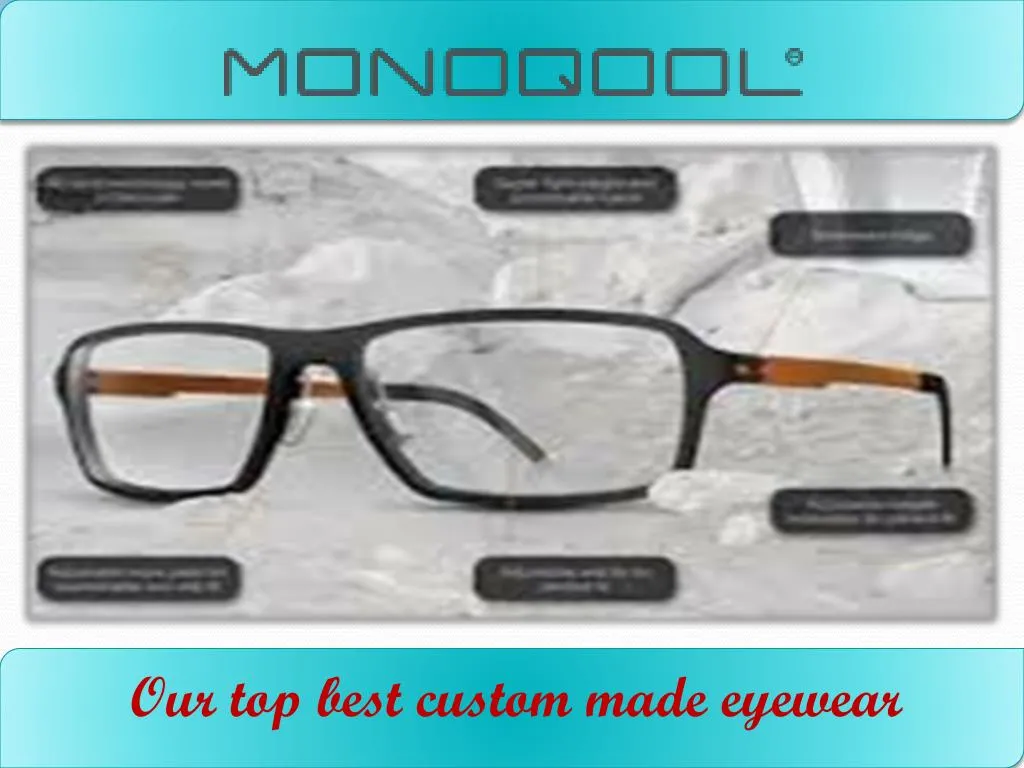 custom made eyewear
