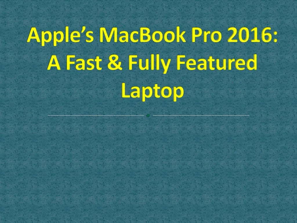 macbook air powerpoint presentation