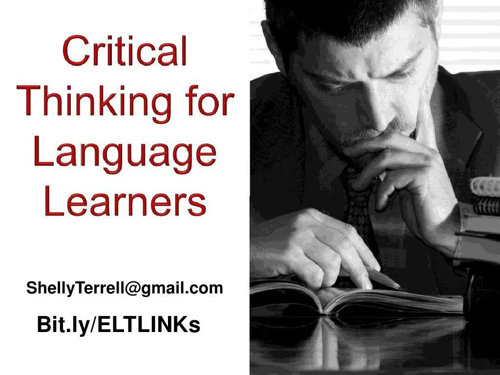 critical thinking language learning