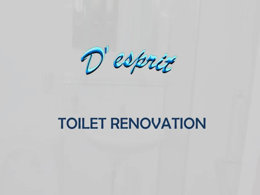 PPT - Toilet Renovation - Desprit Interiors PowerPoint Presentation ...