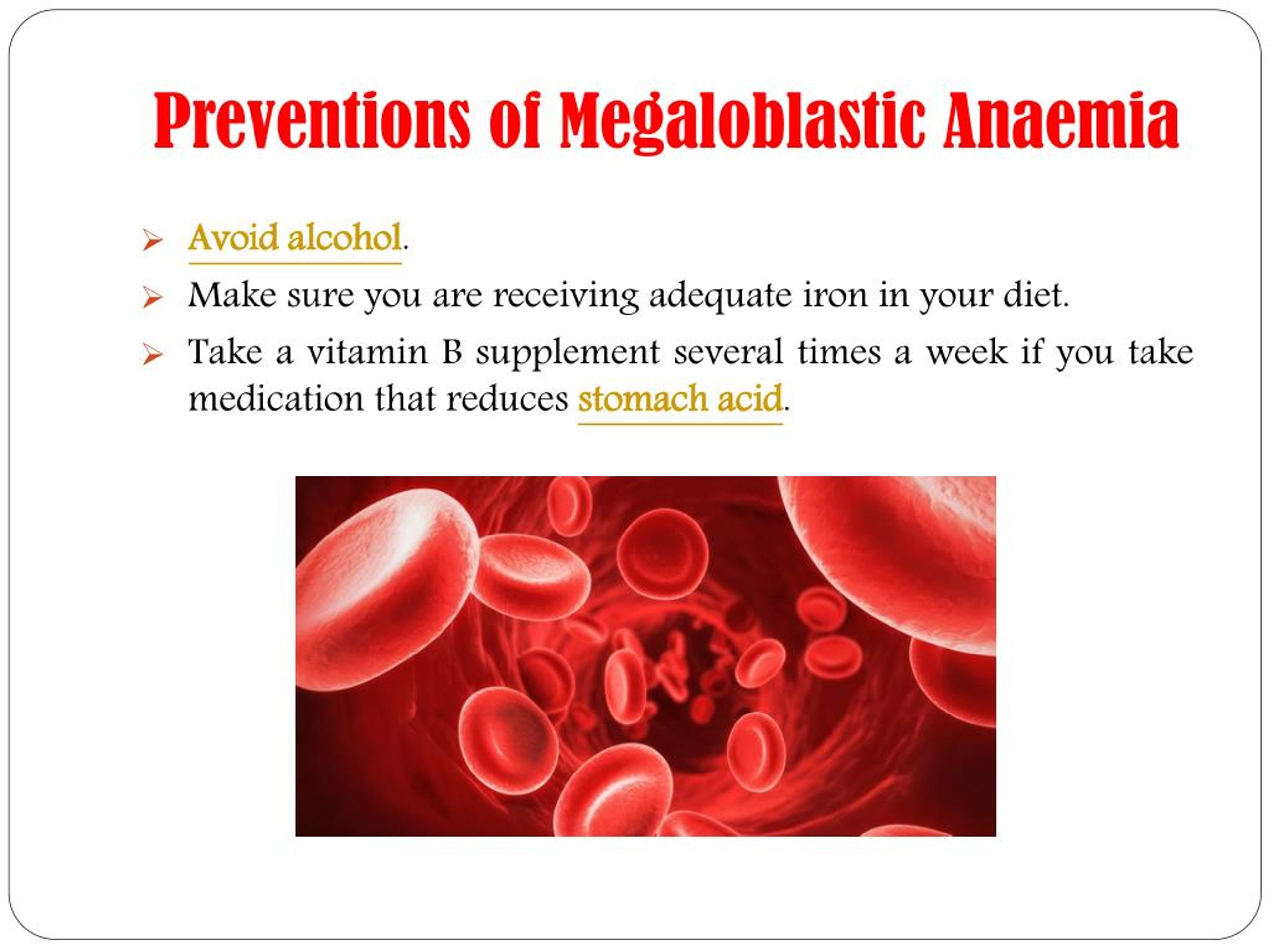 PPT - Megaloblastic Anaemia: Symptoms, causes, diagnosis, treatment and