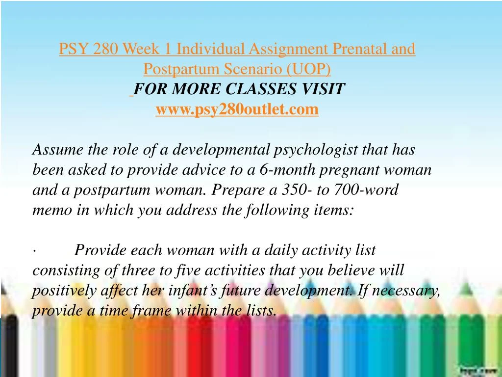 prenatal and postpartum scenario prenatal and postpartum scenario