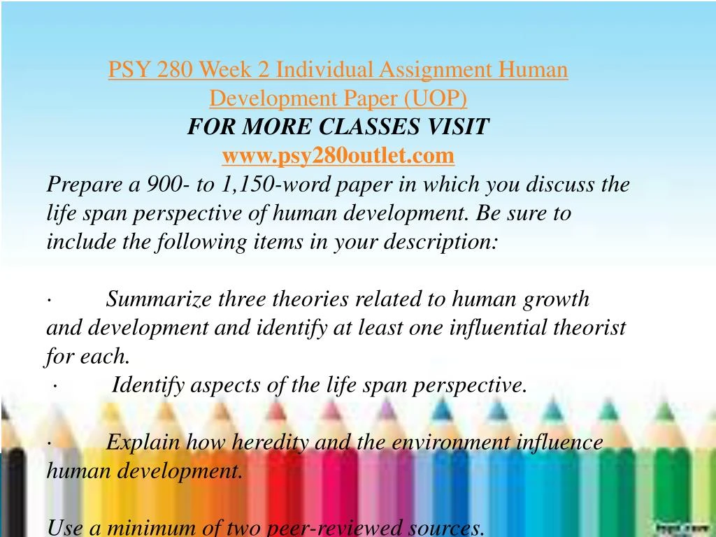 lifespan perspectives paper lifespan perspectives paper