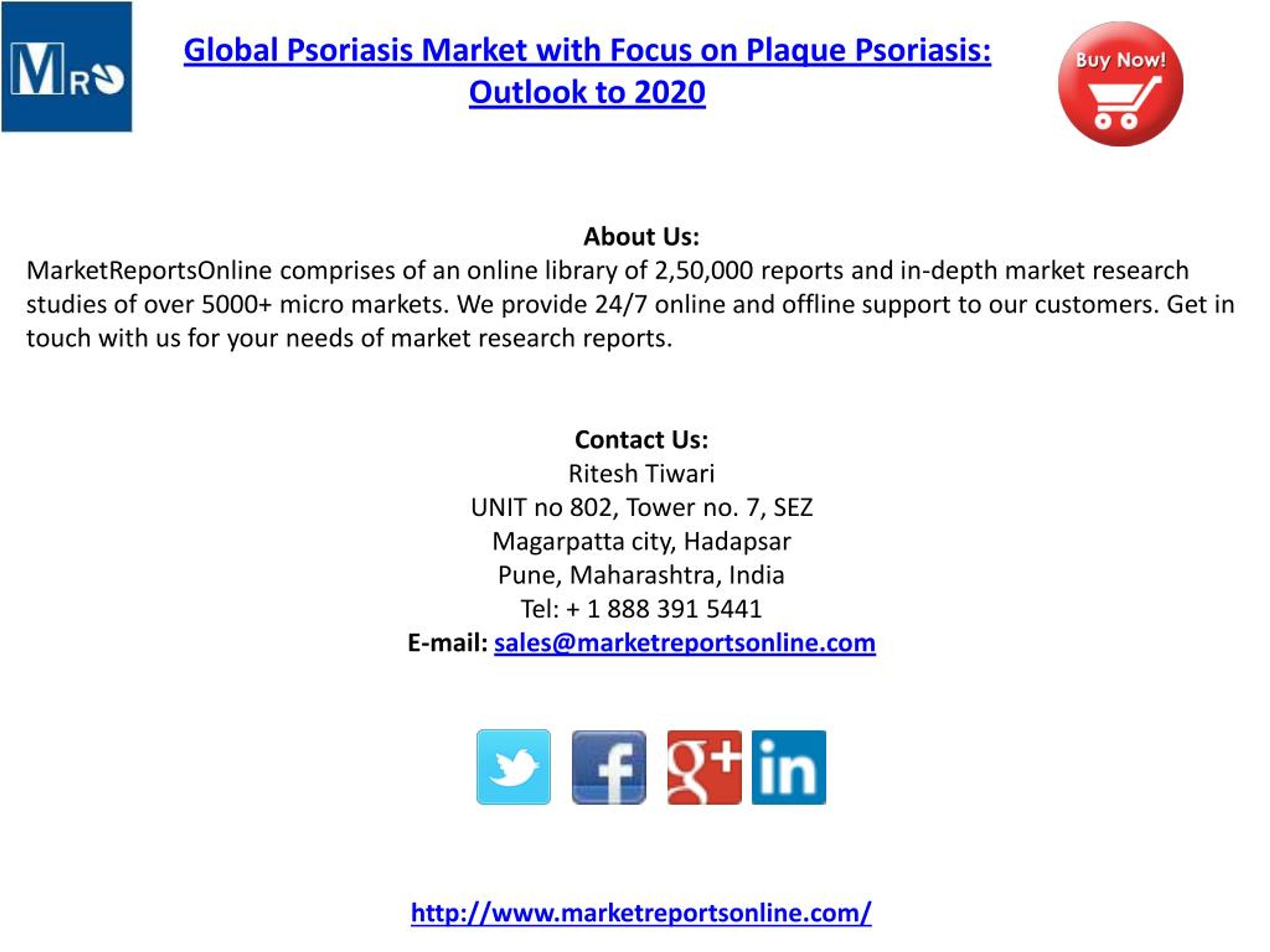 PPT 2020 Psoriasis Market with Focus on Plaque Psoriasis PowerPoint