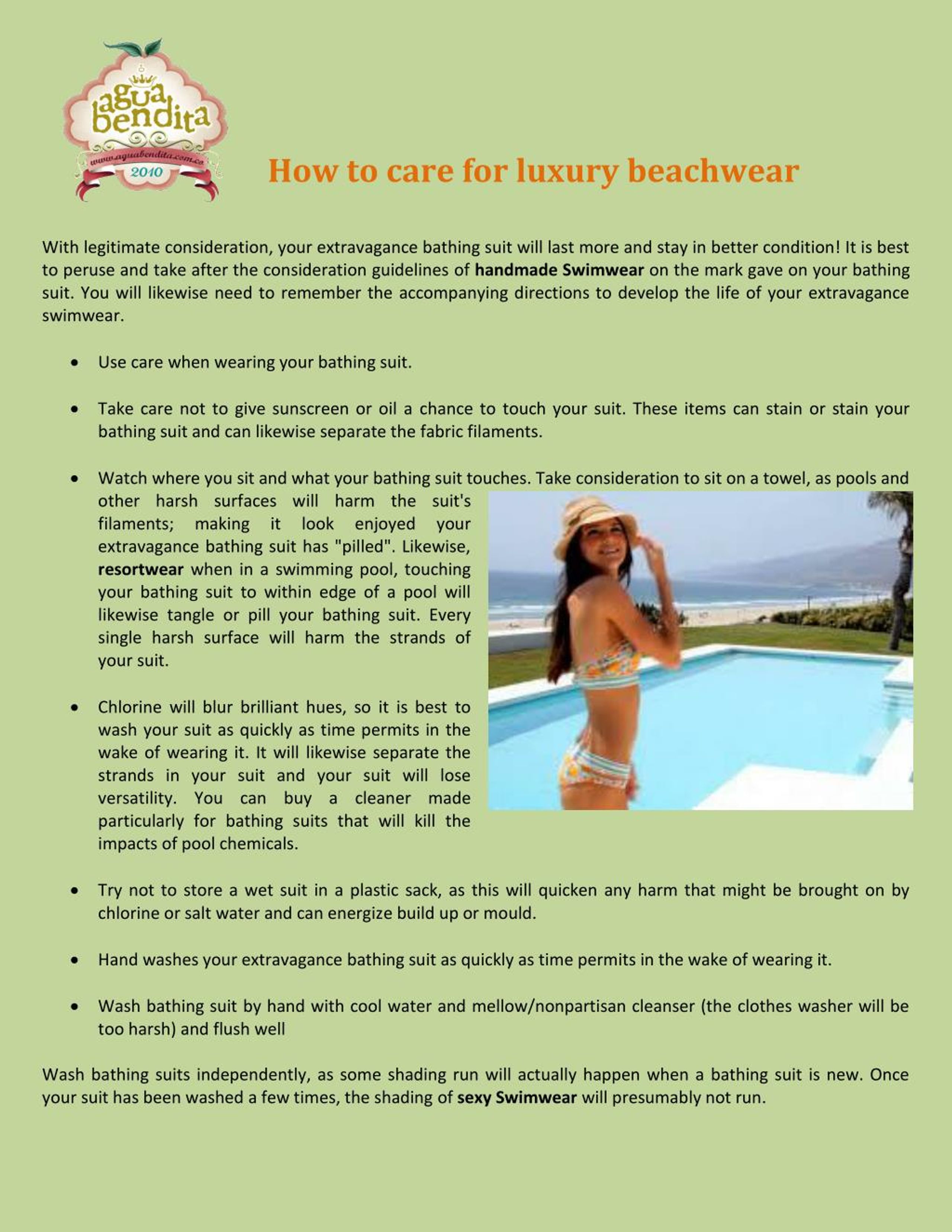 How to Wash Bathing Suits to Keep Them Looking Their Best