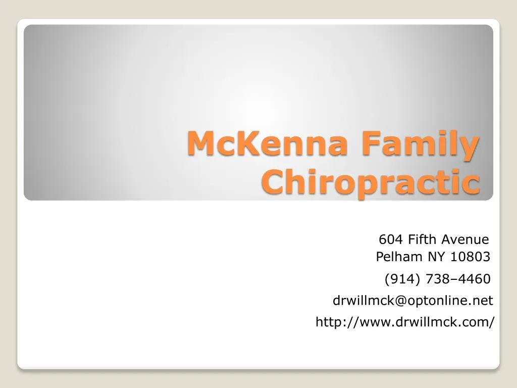 mckenna family chiropractic n.