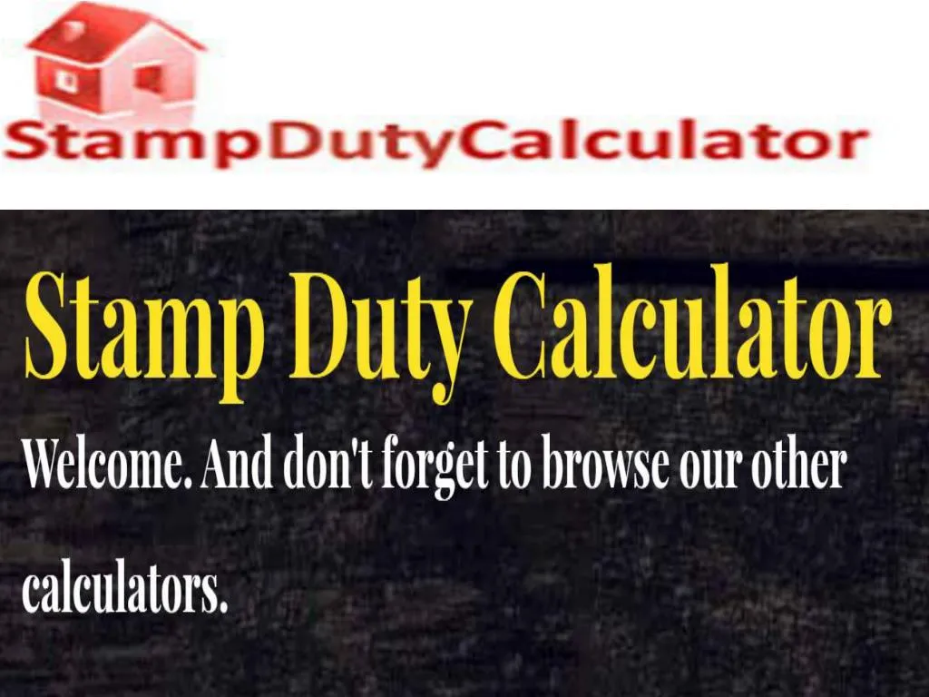 PPT  Business stamp duty calculator nsw PowerPoint Presentation, free