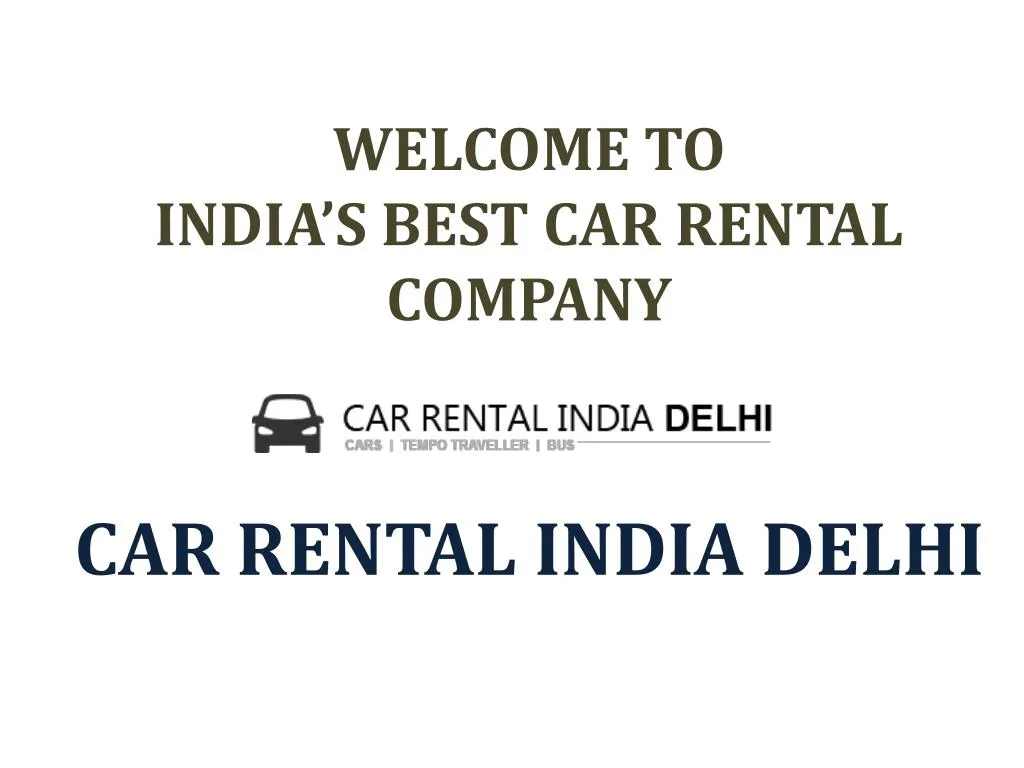 welcome to india s best car rental company n.