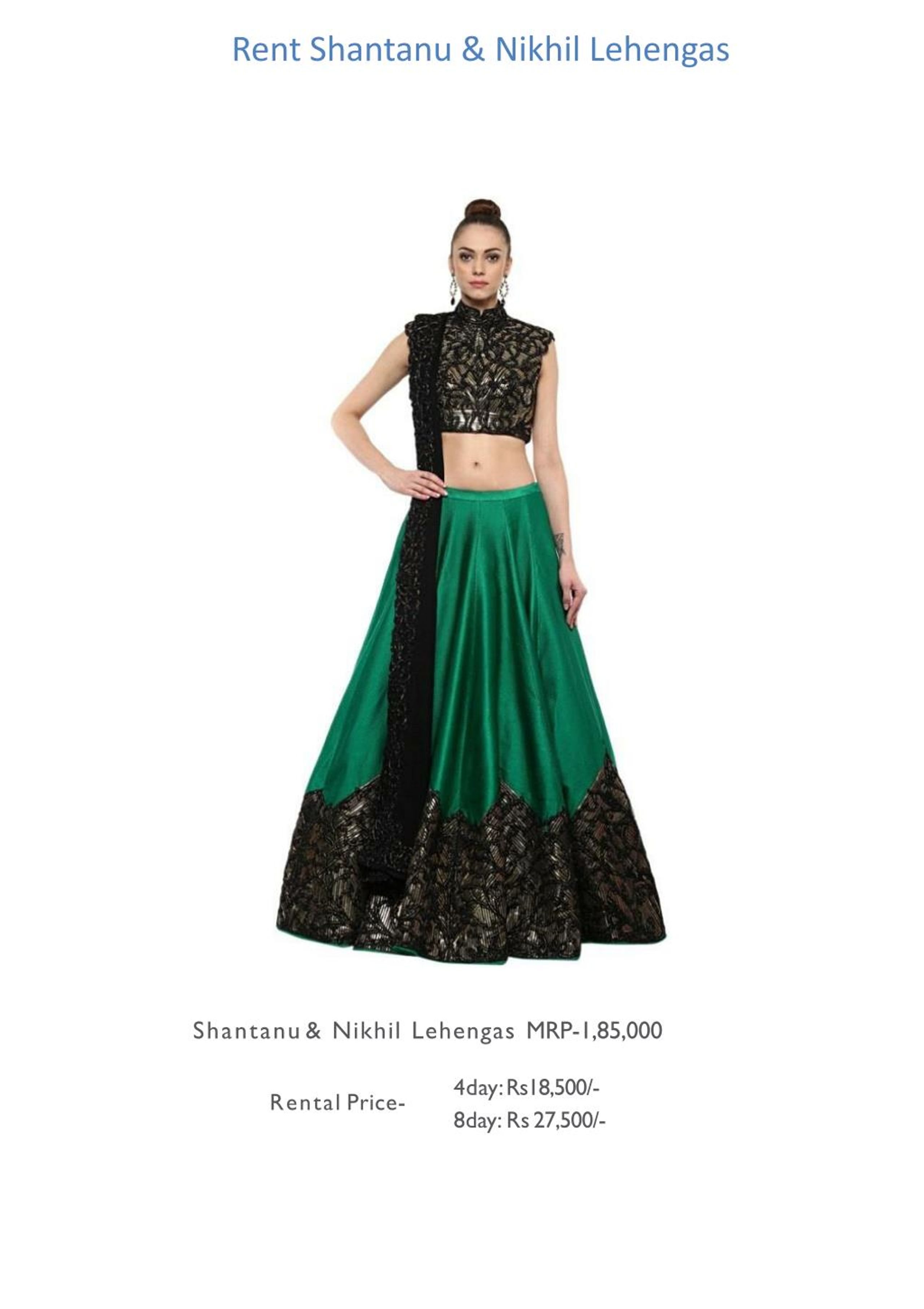 Where Can You Rent A Lehenga Online - Wish N Wed