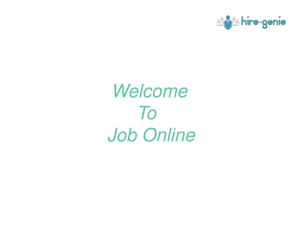 presentation on online jobs