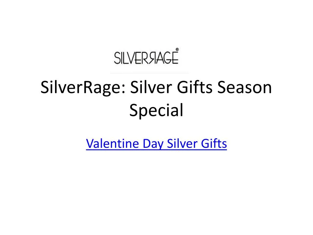 silverrage silver gifts season special n.