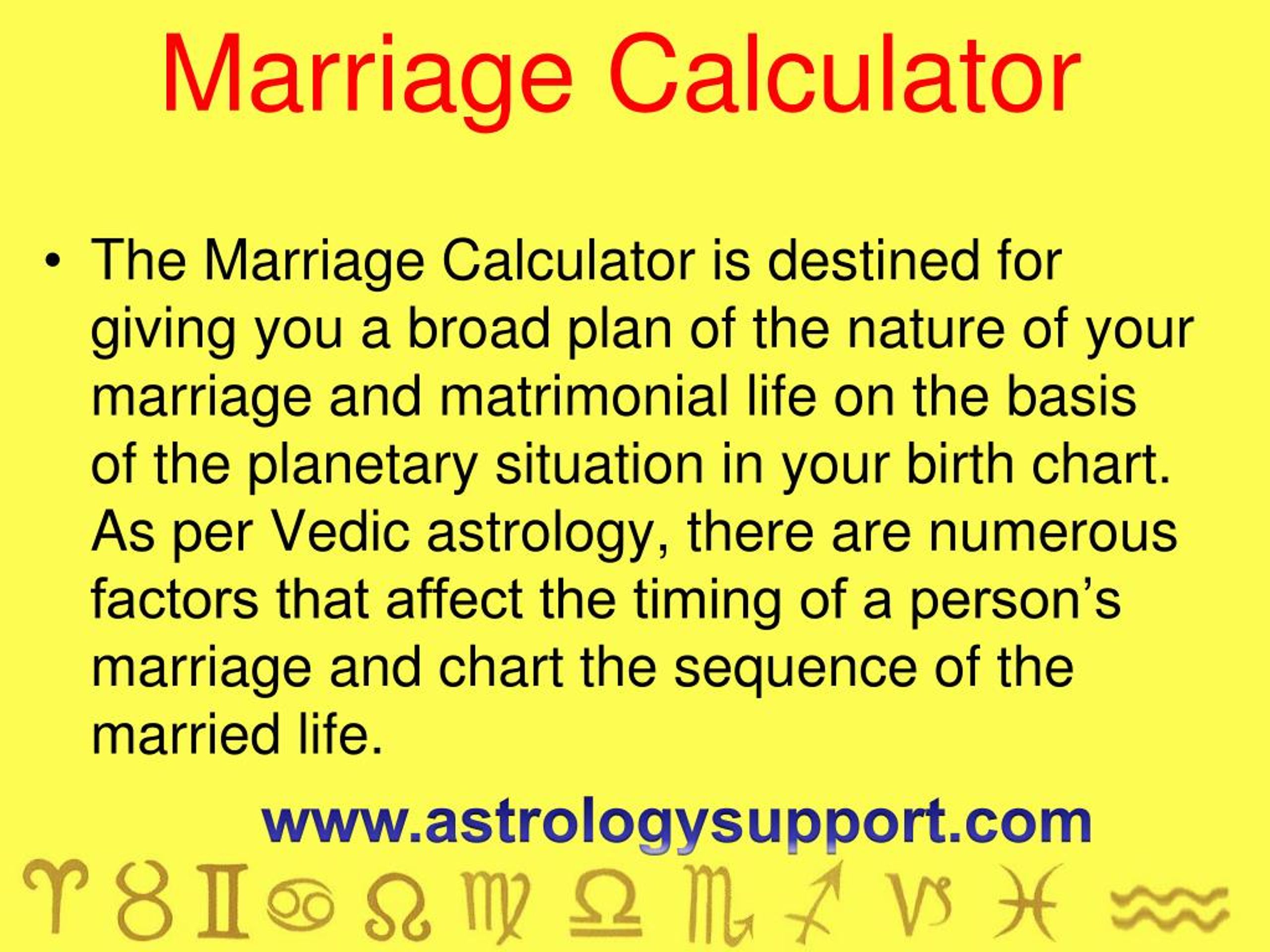 Calculator vedic marriage Astrohelpful: HOW