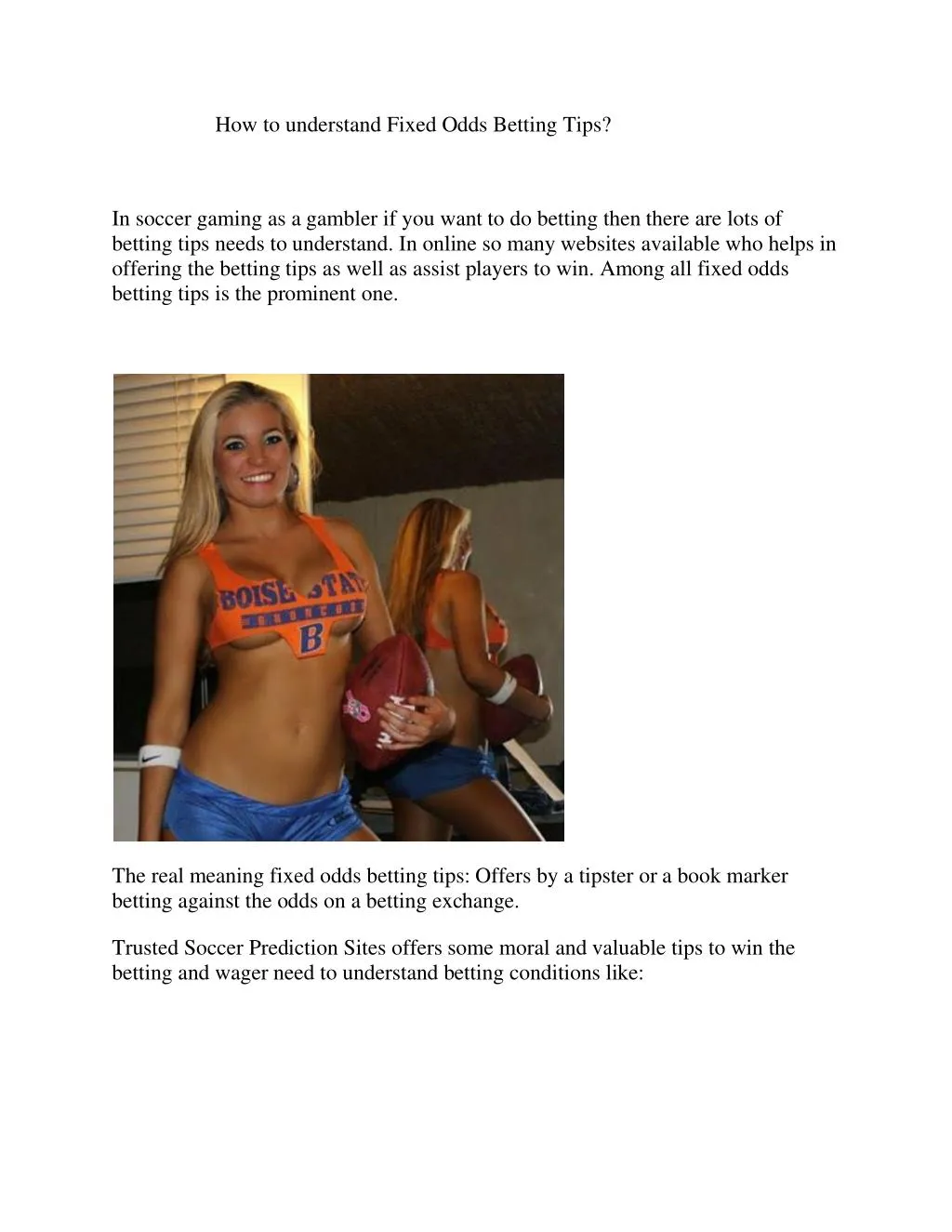 how do football bets work