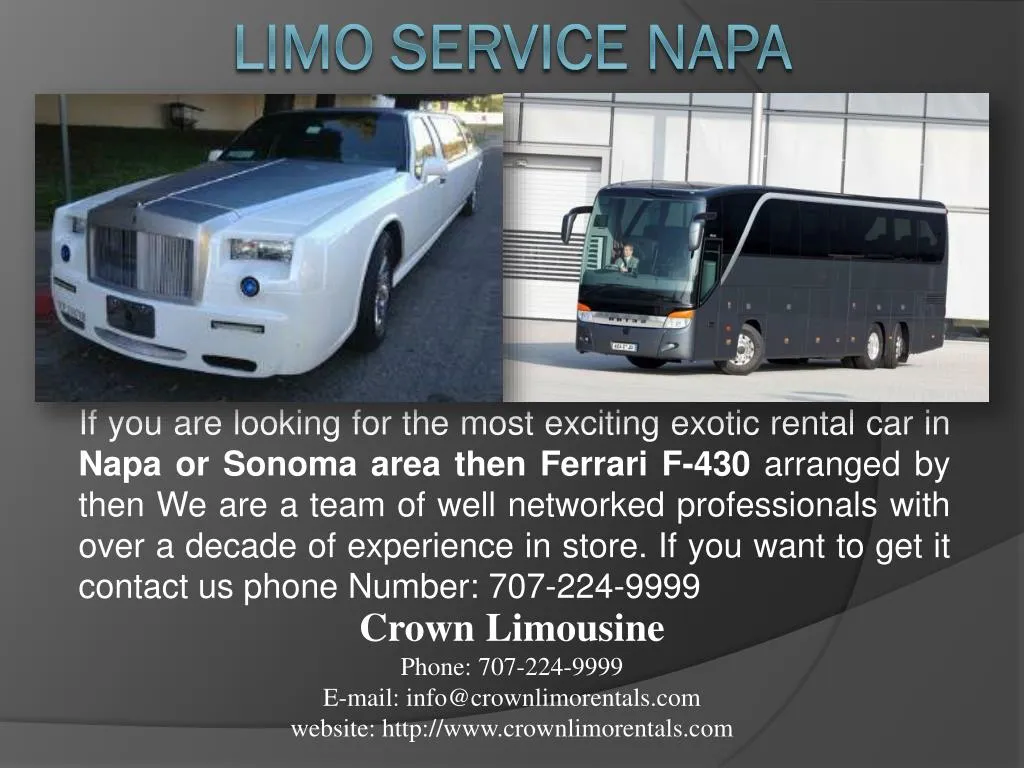 limo service napa n.