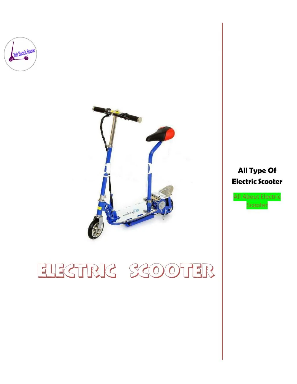 all type of electric scooter all about electric n.