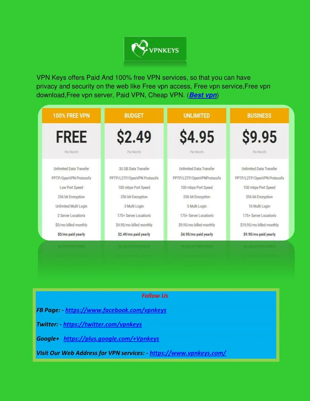 vpn keys offers paid and 100 free vpn services n.