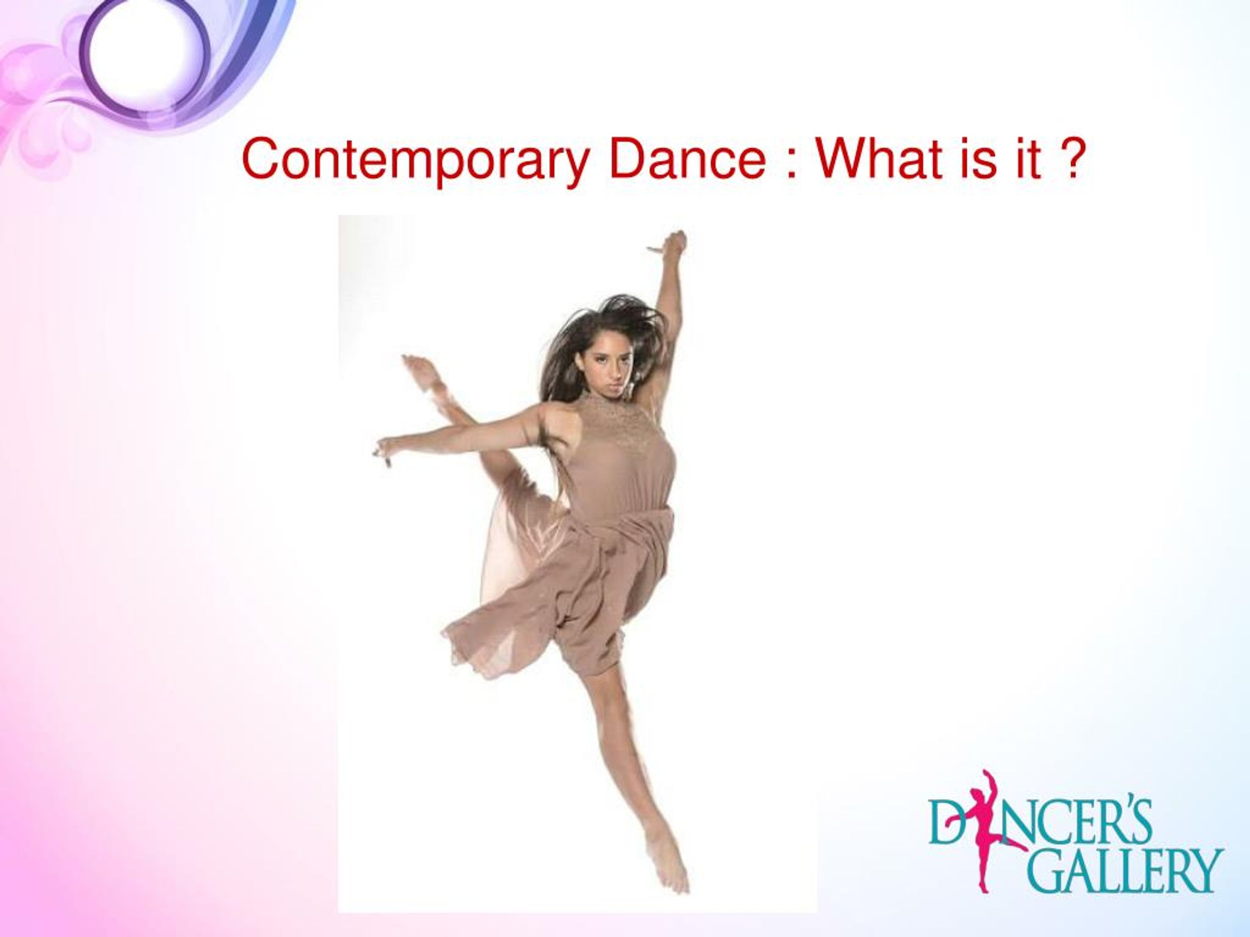 contemporary dance powerpoint presentation