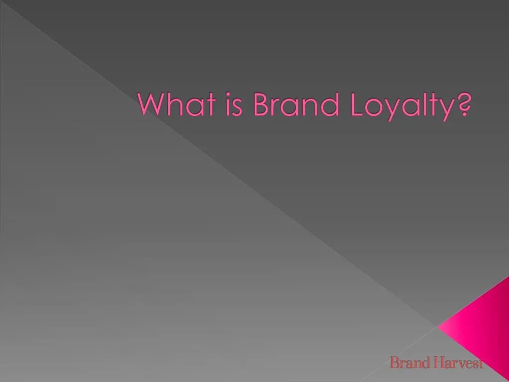 what is brand loyalty n.