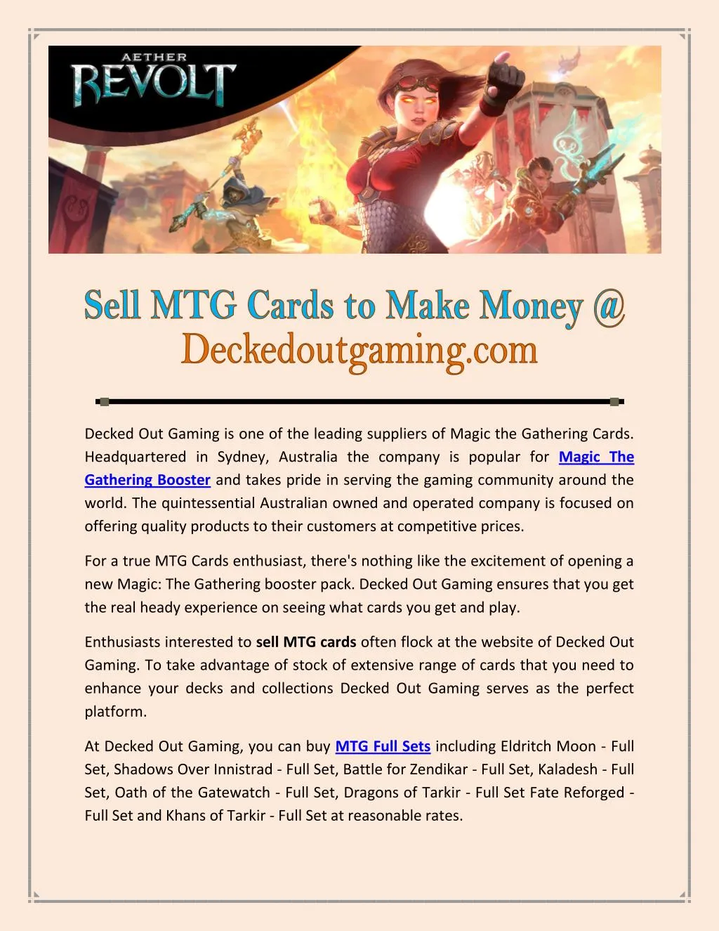 sell mtg cards for crypto