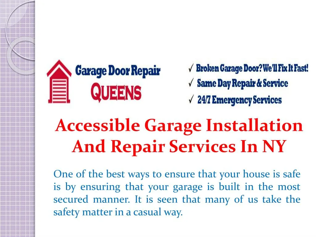 accessible garage installation and repair services in ny n.