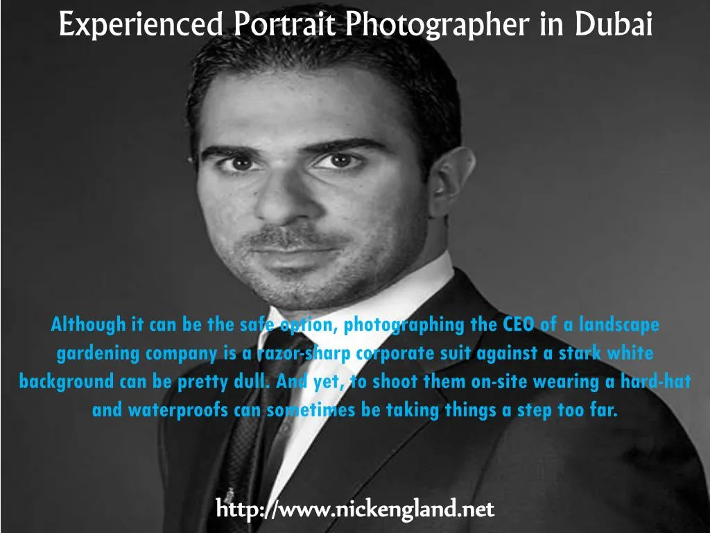 experienced portrait photographer in dubai n.