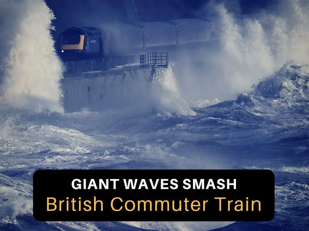 monster waves crush british passenger train n.