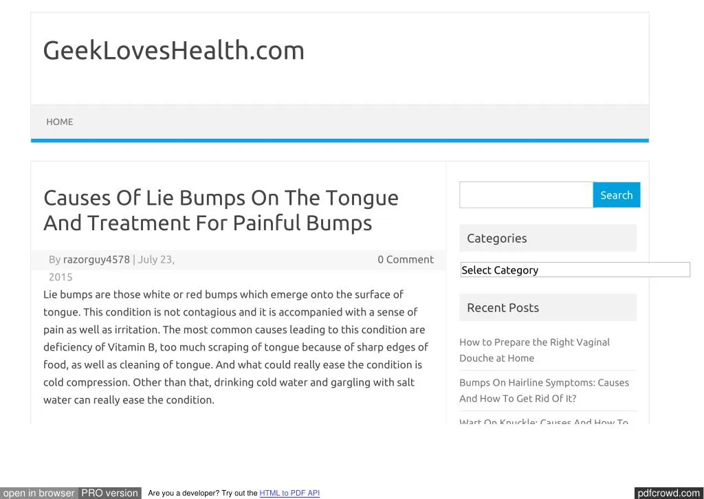 Ppt Little White Bumps On Tongue Powerpoint Presentation Free