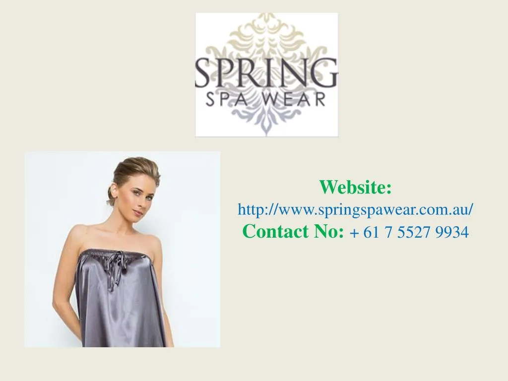 website http www springspawear com au contact n.