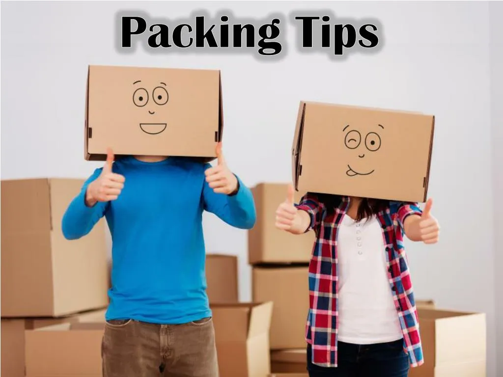 packing tips n.
