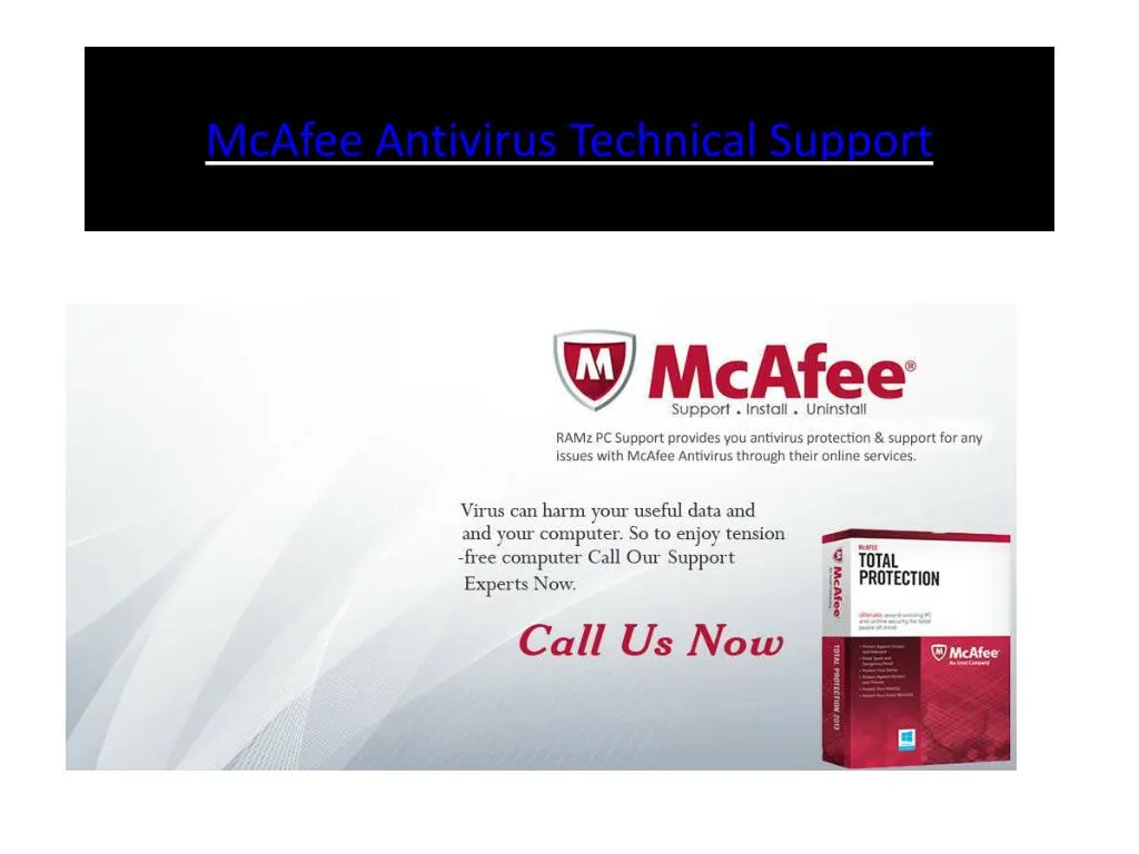 mcafee antivirus technical support n.