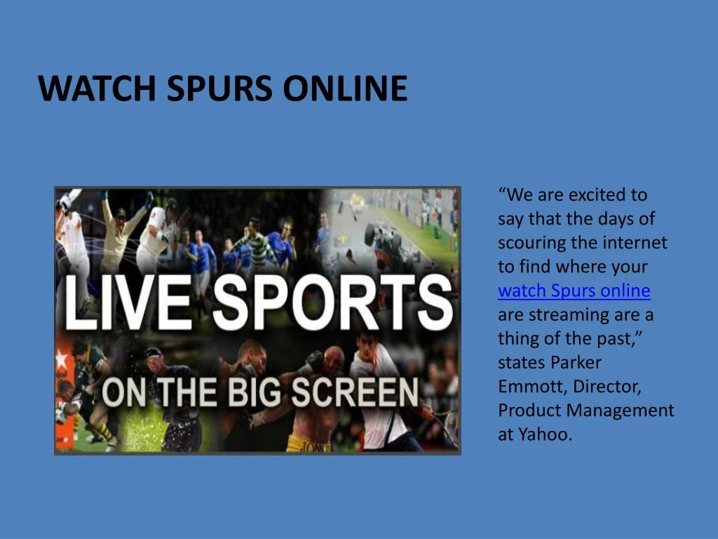 PPT - About Nfl Live Stream & Watch Spurs Online PowerPoint ...