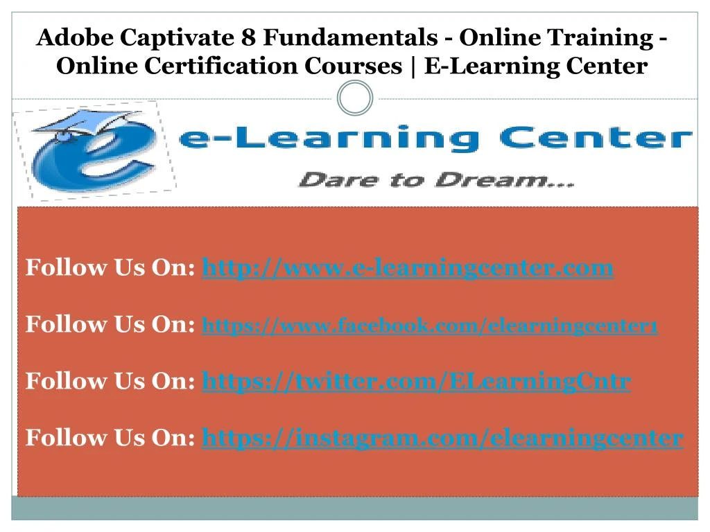 adobe captivate 5 online training