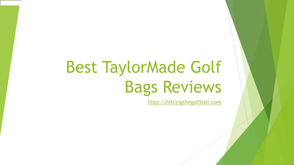 best taylormade golf bags reviews n.