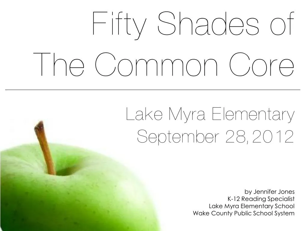 fifty shades of the common core n.