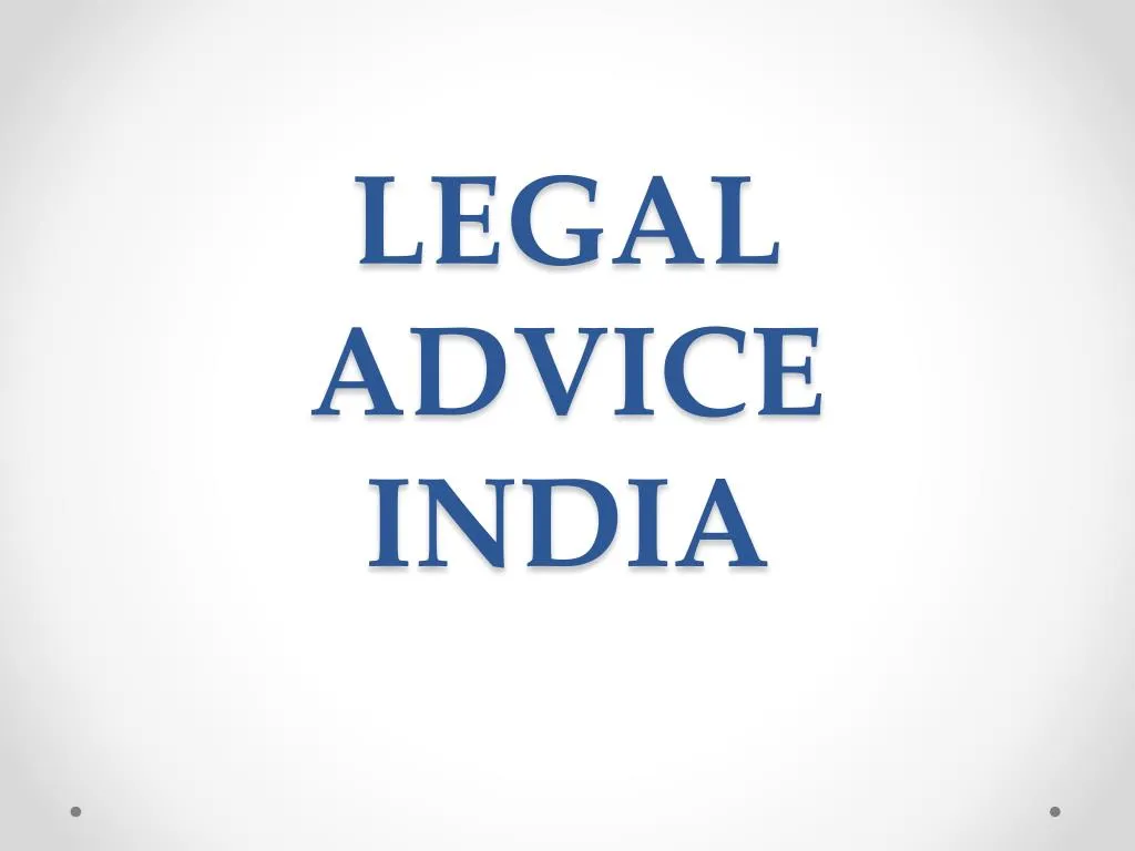 legal advice india n.