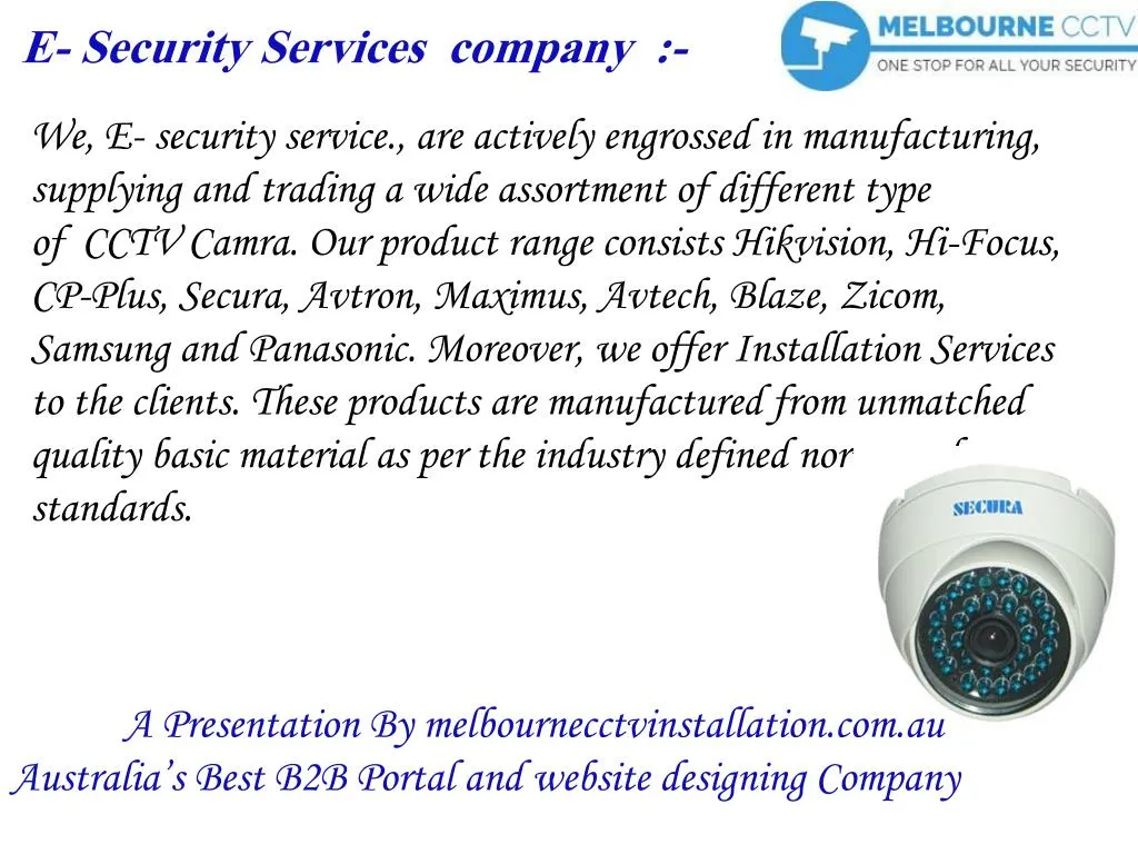 e security services company n.