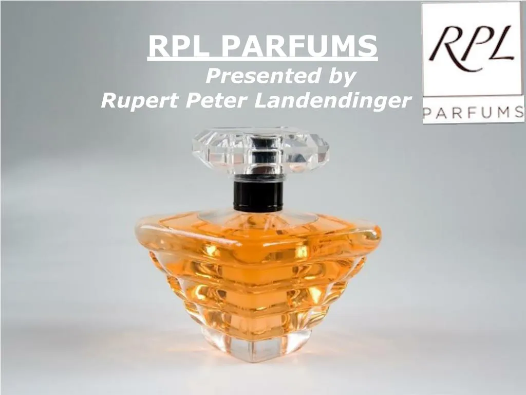 rpl parfums presented by rupert peter landendinger n.