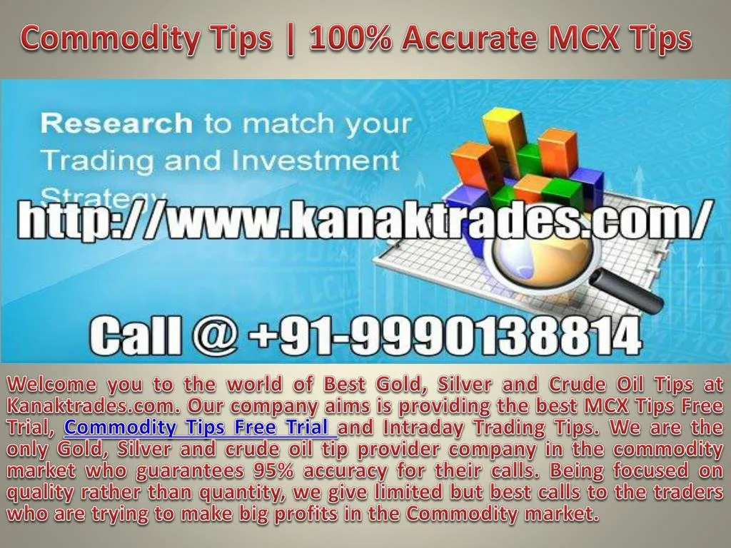 commodity tips 100 accurate mcx tips n.