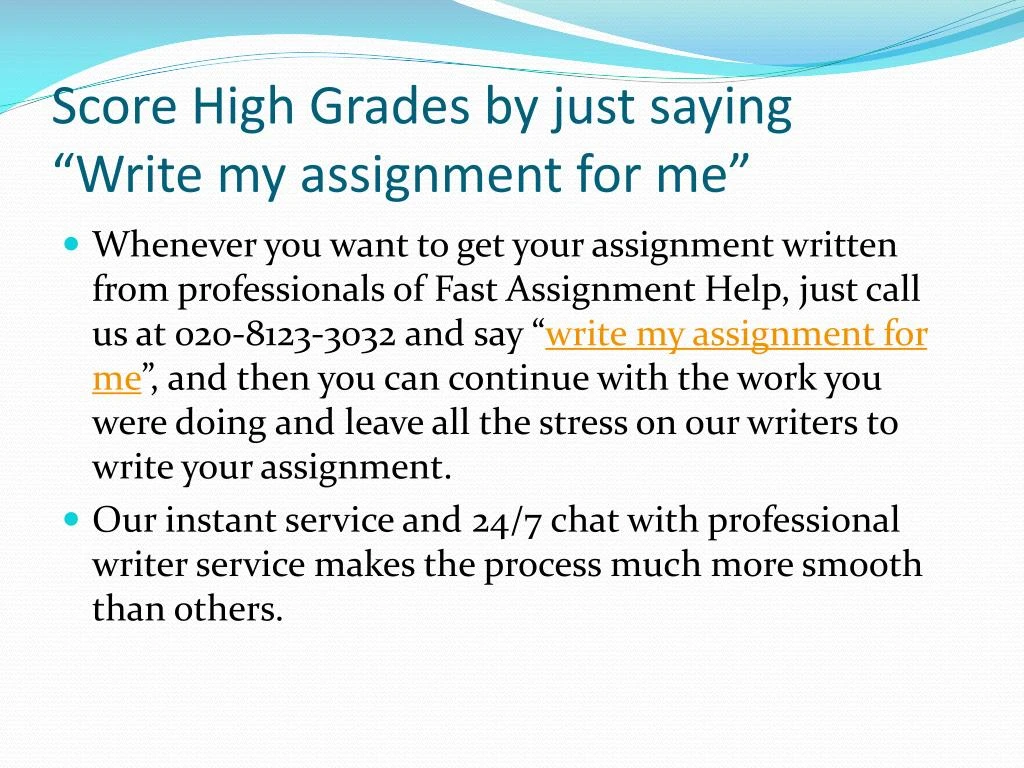 Paying someone to write an assignment for you Paying someone to write an assignment for you
